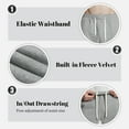 thumbnail image 2 of FEDTOSING Mens Fleece Lined Baggy Sweatpants Winter Wide Leg Comfy Elastic Waist Oversize Track Pants, 2 of 6