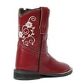 thumbnail image 5 of TuffRider Toddler Fire Red Floral Western Boot, 5 of 8