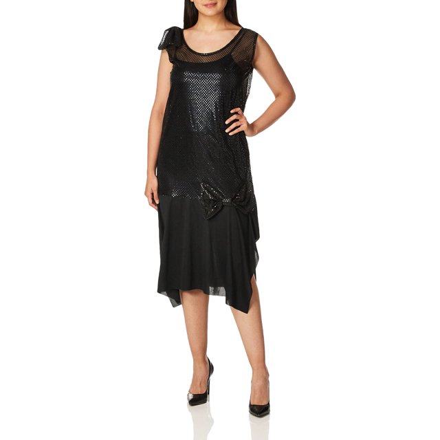 Disfraz RG Disfumes Rag Time Flapper para mujer, color negro
