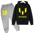 thumbnail image 3 of Conjunto de sudadera con capucha y pantalones largos de moda infantil con la superestrella argentina de fútbol número 10, ropa para niños, primavera y otoño, ropa deportiva Messi, 3 of 5