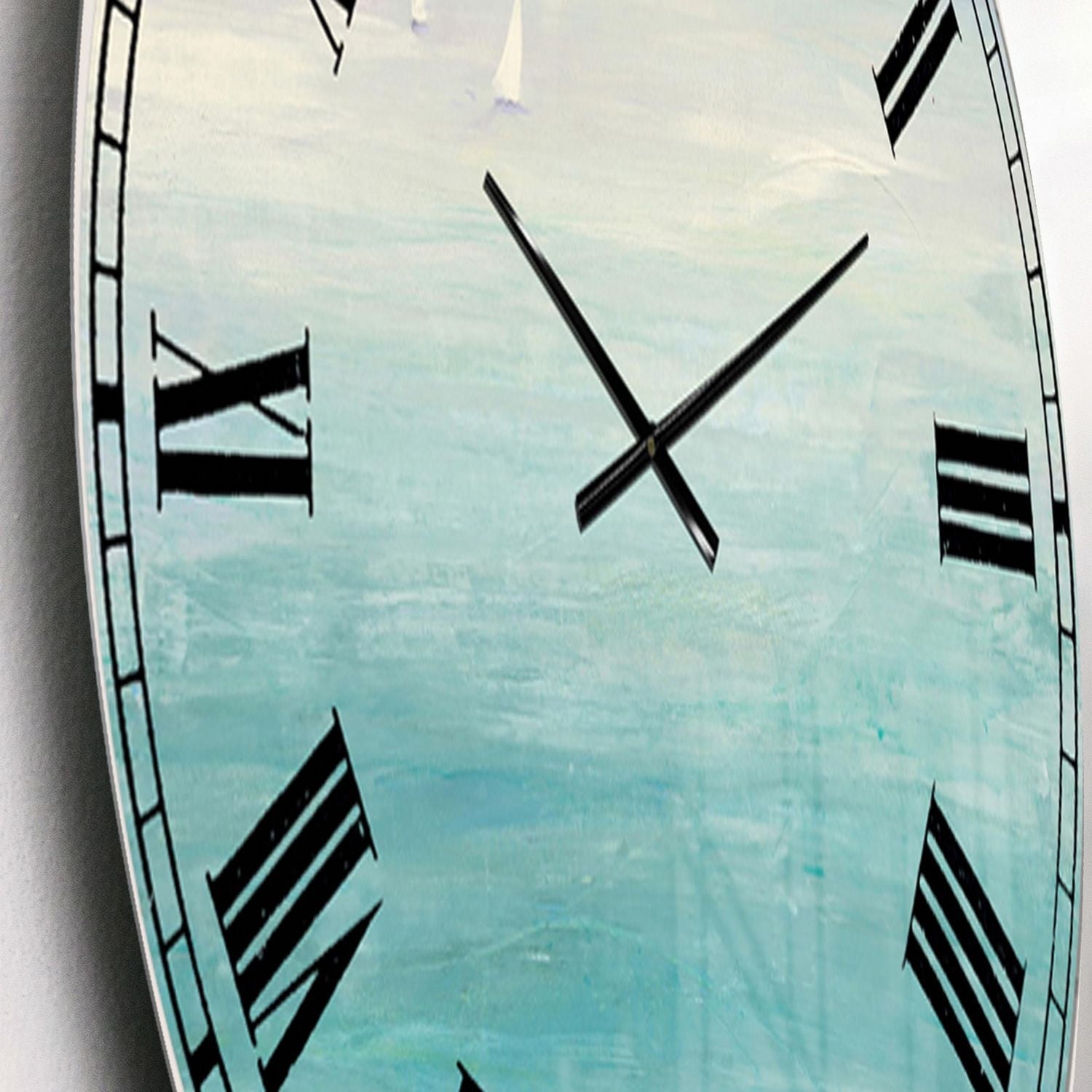 Designart 'From the Shore' Traditional wall clock