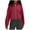 Wine, variant on Autumn Cropped Hoodies for Women Oversize Fit Autumn Sweatshirt Lightweight Zip-up Hoodie Streetwear with Pockets Gym Workout Athleisure Casual Daily Essentials