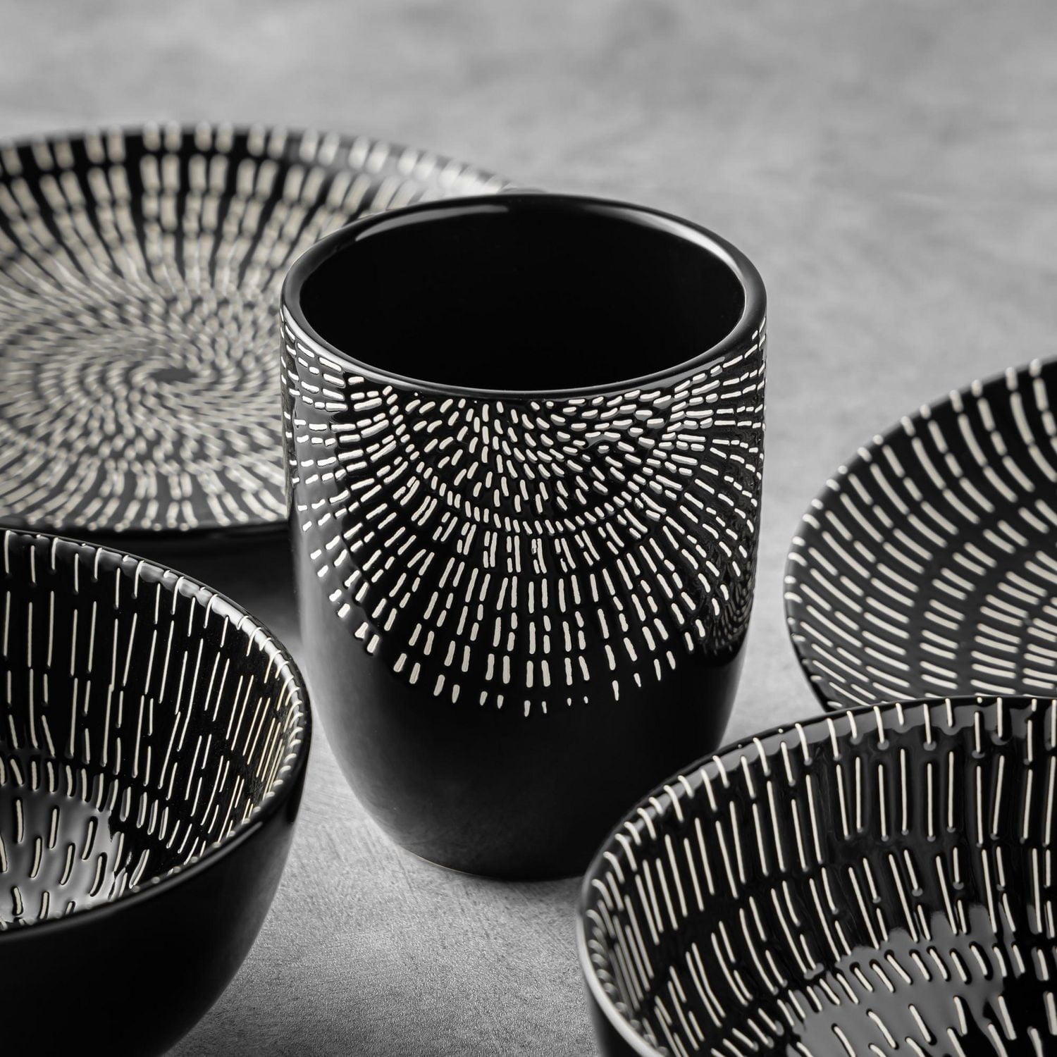 Thyme & Table Stoneware Coffee Mug, Maddox Collection