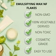 thumbnail image 3 of Smart Solutions Non-GMO Emulsifying Wax NF Flakes | 100% Vegetable Derived Non-Toxic Easy to Use (1 lb) | Cosmetic Grade. Resealable Bag, 3 of 9