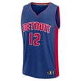 thumbnail image 2 of Men's Fanatics Tobias Harris Blue Detroit Pistons Fast Break Replica Player Jersey - Icon Edition, 2 of 3