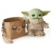 Star Wars Grogu Plush Toy, 11-In Yoda Baby Figure From The Mandalorian