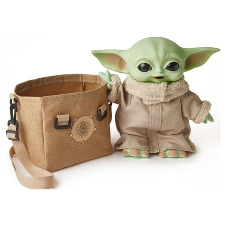 Star Wars Grogu Plush Toy, 11-In Yoda Baby Figure From The Mandalorian