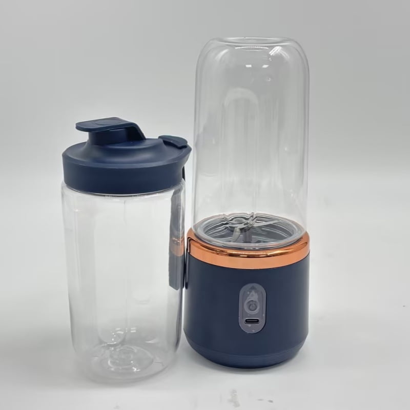 400ML Portable Electric Juicer 2 Cup Home Mini Multifunctional Wireless Blender USB Rechargeable Small Juice Cup Mixer Machine