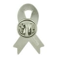 thumbnail image 4 of Mental Health Awareness Enamel Lapel Pin -Provide Support and Aid the Cause Awareness Ribbon, 4 of 4
