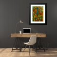 thumbnail image 4 of Amadeo de Souza-Cardoso 19x24 Black Modern Framed Museum Art Print Titled - Windmills Telegraph Wire (1915), 4 of 5