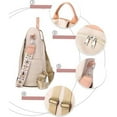 thumbnail image 2 of Mochila multifuncional para mujer con correas extraíbles, diseño ligero y antirrobo, ideal para viajes, uso diario y compras., 2 of 3