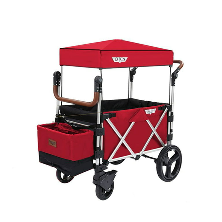 Coche Para Bebes Cochecito Para Niños Convertible Pull Wagon Stroller Red  NEW