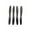 black, variant on TechWave 4pc Propeller Prop CW CCW for Parrot Minidrones 3 Swing RC Parts Servos Hs210 Hand Controlled Car Hover Craft compatible with Motor Chrystal Flying Tinker Crate Way to Play Flying Lamb
