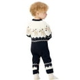 thumbnail image 5 of Elippeo Baby Clothes Kid Girl Boy Christmas Rompers 3M 6M 12M 18M Warm Cute Baby Long Sleeve Sweater Romper Knit Elk Printed Jumpsuit, 5 of 10