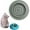 Grey 1PC, variant on Slow Feeder Cat & Dog Bowl - Non Puzzle Mat for Fast Eaters - Portion Control & Healthy Digestion - Dishwasher Safe Pet Feeding Mat,3PCS Three Colors