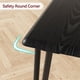 thumbnail image 5 of Yeshouse juego de comedor de 3 piezas para 2 personas, mesa cuadrada y 2 sillas tapizadas con acolchado de PU, ideal para apartamentos y espacios pequeños, diseño compacto y moderno, 5 of 7