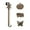 Bronze, variant on Haute Decor Adjustable Length Wreath Hanger with Bee Icon and More, Bronze