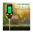 5 in 1 LCD Digital PH Soil Tester Water Moisture Temperature Sunlight Test Meter Plant