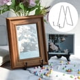 thumbnail image 5 of Unique Bargains 3Pack 6Inch Plate Stand for Display Iron Easel Plate Holder for Photo Silver, 5 of 5