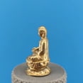 thumbnail image 6 of 18mm Pure Copper Tathagata Buddha Statue Mini Temple Figurine Spiritual Ornament for Home Altar Decor, 6 of 11