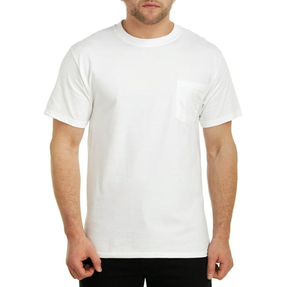 White T-shirts with Pocket