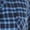 Blue Plaid, variant on Men's Hanes Ultimate® Plaid Flannel Pajama Set Color: Black Plaid Size: M