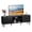 Black, variant on Amadwell Mid Century TV Stand for 60" TVs, Adjustable Shelf, 54 inch Media Console for Living Room
