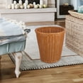 thumbnail image 4 of 2 Count Lid Bathroom Trash Can Rattan Office Travel, 4 of 8