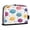Cute Doodle Planets, variant on Pencil Bag with Magnetic Foldable Base Large Capacity Stand-Up Pencil Case Durable Nylon Pen Pouch Cute Animals Wearing Spacesuits