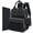 Black, variant on NexTone Diaper Bag Backpack, Waterproof Stylish Baby Bag with Changing Pad, Large Capacity Travel Essentials Baby Diaper Bag with USB Port, Stroller Straps & Pacifier Case (Khaki)