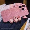 thumbnail image 3 of for iPhone 14 Pro Max 6.7" 2022 Case, Glitter Bling Back Plating Bumper for Girls Women Stylish Shockproof Lens Protection Anti-fall Slim Cover for iPhone 14 Pro Max 6.7 inch, Rosegold, 3 of 8