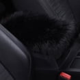 thumbnail image 5 of NESWOIZI Furry Car Armrest Cover Car Center Console Cover Pad Car Soft Console Pad Wool Armrest Seat Box Cover Protector Universal Fit For Most Vehicles Dome Light Cover, 5 of 7