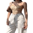 thumbnail image 3 of Camisole Aguichant en Dentelle Sans Manches Élastique, 3 of 7