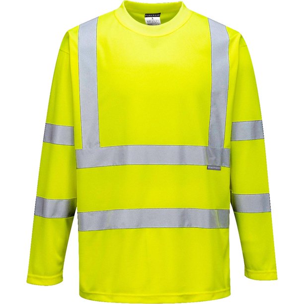 Portwest - Camiseta de Manga Larga para Hombre (Amarillo)
