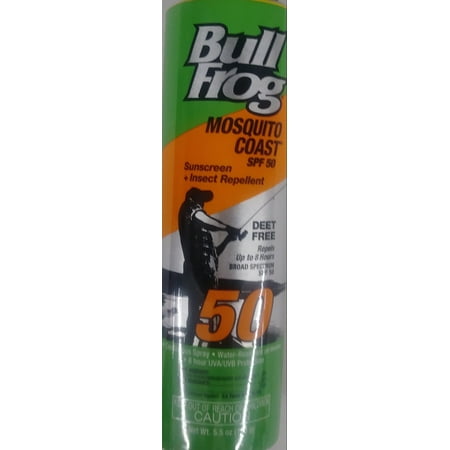 Bullfrog Mosquito Coast Spf 50 C Spray (Best Mosquito Yard Spray Reviews)