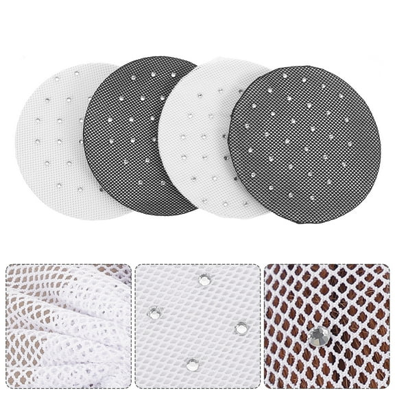 4pcs Hair Accessories for Girl Ballet Hair Nets for Buns Hair Bun Maker Hair Net