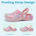 thumbnail image 3 of Fadezar Kids Boys Girls Cute Clogs Toddler Lightweight Summer Beach Pool Sandals, 3 of 6