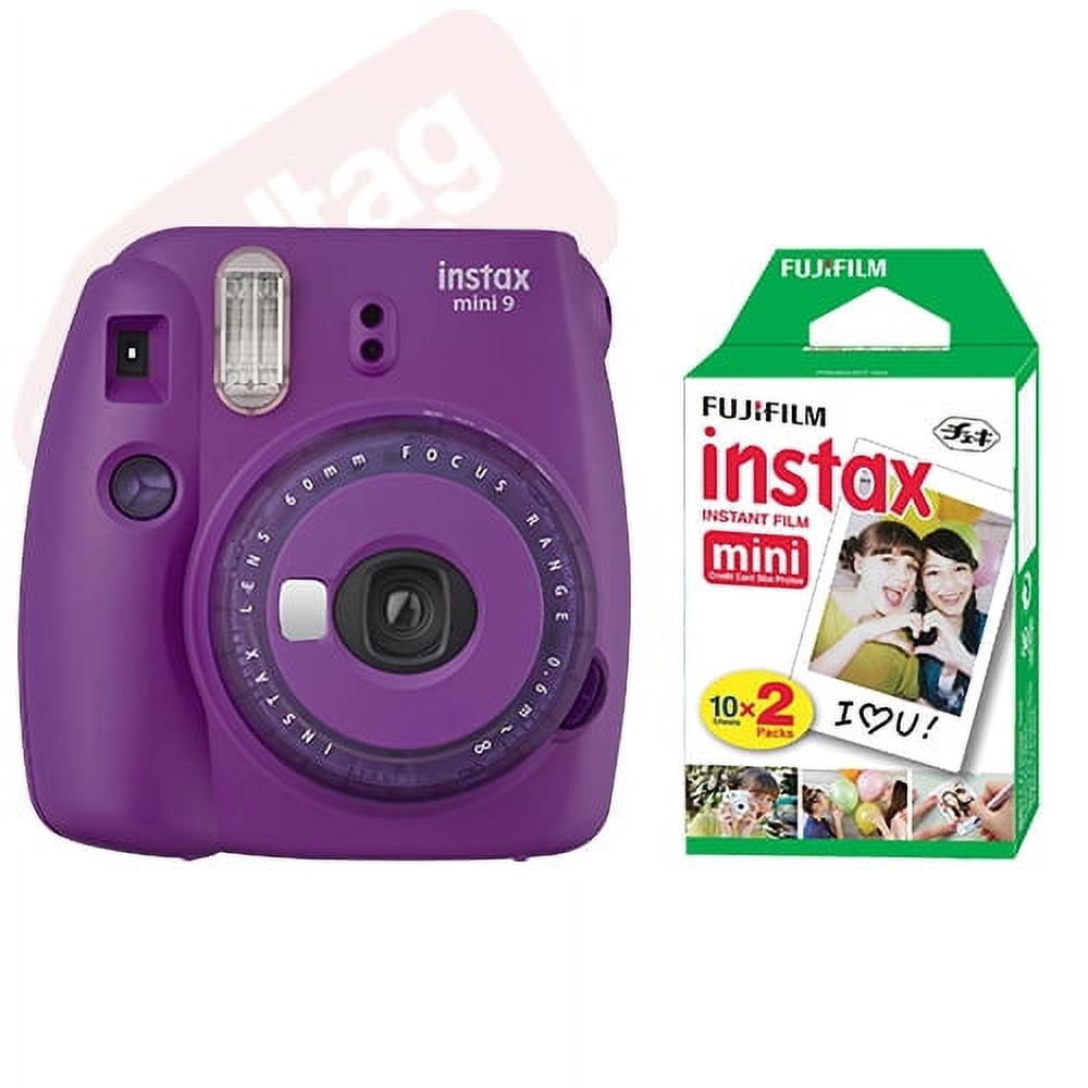 Fujifilm Instax Mini Instant Film Camera Flamingo Pink+ 20