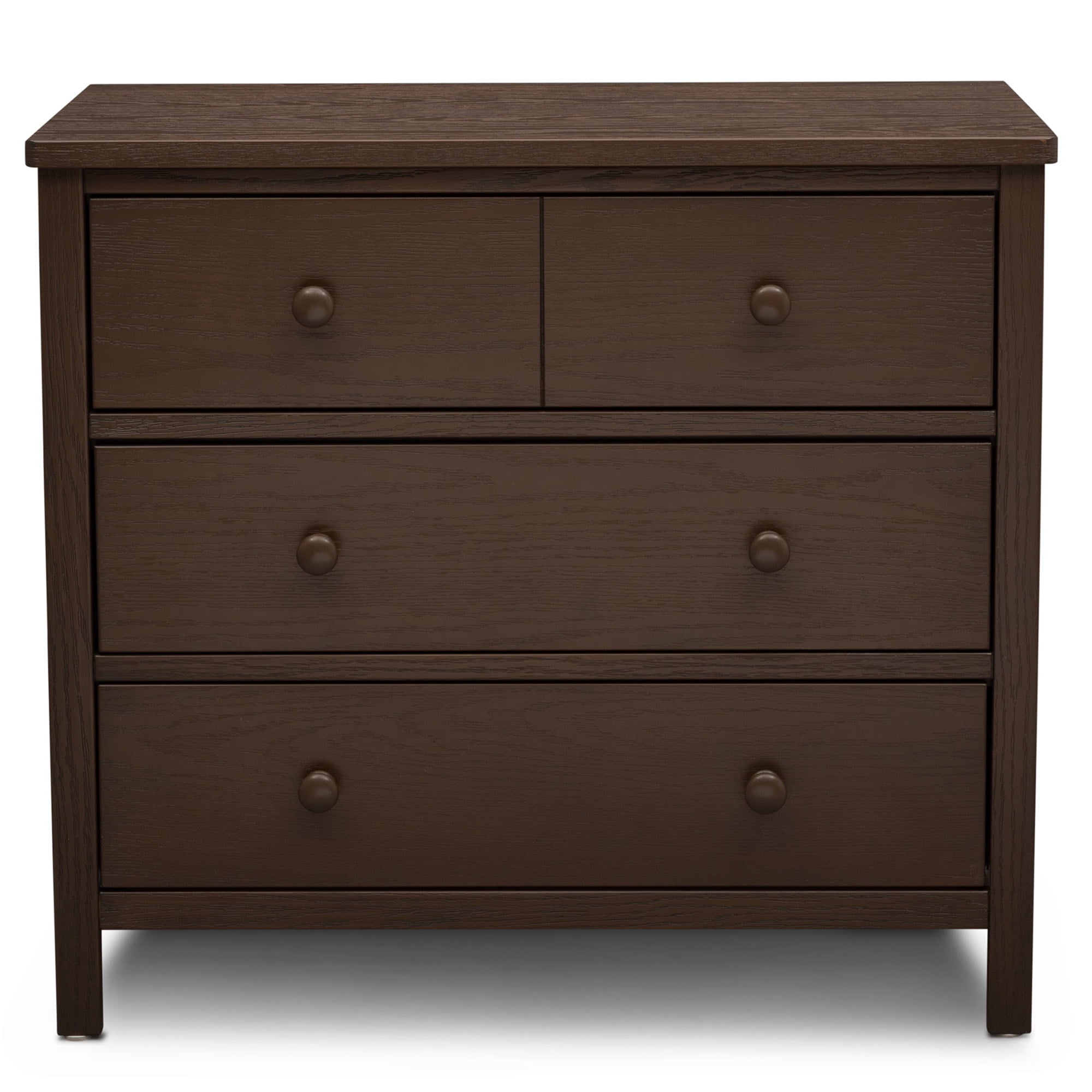 delta children farmhouse 3 drawer dresser with changing top