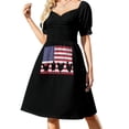 thumbnail image 2 of American Flag Chicken Lover USA 4th Of July Animal Lover Sleeveless Dress luxury woman evening dress Aesthetic clothing, 2 of 7