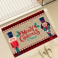 thumbnail image 4 of Felpudo navideño Cascanueces Felpudo navideño Felpudo decorativo de bienvenida Felpudo de Navidad Felpudo de goma lavable Cascanueces, 50 x 80 cm, 4 of 4