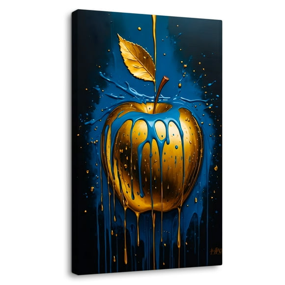 Cuadro Decorativo Canvas Manzana Abstracta 60x90 Canvas Revolution