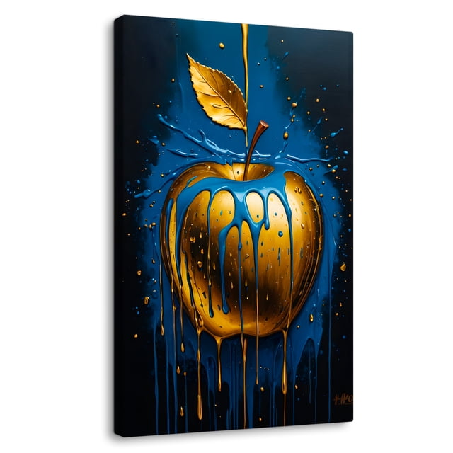 Cuadro Decorativo Canvas Manzana Abstracta 60x90 Canvas Revolution
