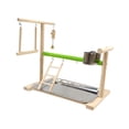 thumbnail image 1 of Puesto de juego para pájaros, parque infantil para loros, centro de actividades, gimnasio multifuncional para pájaros, corralito, escalera, soporte de, 1 of 9