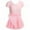 C#Pink4256, variant on CAIVO Ballet Leotards For Girls With Removable Skirt Combo Tie Ruffle Sleeve Ballet Dance Dress Outfits 2 12 Years Holiday Toddler Child Daily Wear