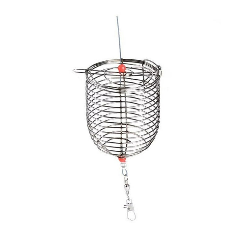 Lure Conical Fishing Bait Cage Basket Feeder Holder Carp Fishing