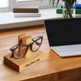 thumbnail image 2 of Great promotion! Handmade Wooden Display Stand, Glasses Stand, Desk Glasses Stand, Solid Personalized, 2 of 5