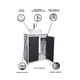 thumbnail image 5 of Gabinete Para Baño Con Lavabo Y Llave VARENNA Minimalista, 5 of 7