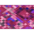 thumbnail image 1 of Ahgly Company Machine Washable Indoor Rectangle Transitional Medium Violet Red Pink Area Rugs, 2' x 4', 1 of 7