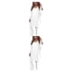 thumbnail image 1 of Guardurnaity Suéter sólido con cuello en V Poliéster Respetuoso con la piel Transpirable Suéteres de otoño Tops de invierno portátiles Blusa Blanco METRO 2Conjunto, 1 of 6